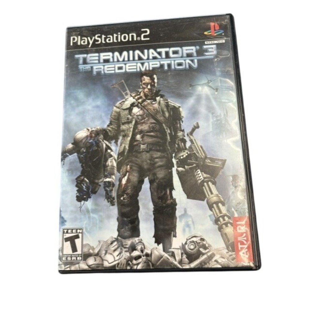 Terminator 3 The Redemption Sony PlayStation 2 PS2 Atari 2004 Sci-Fi Action Game